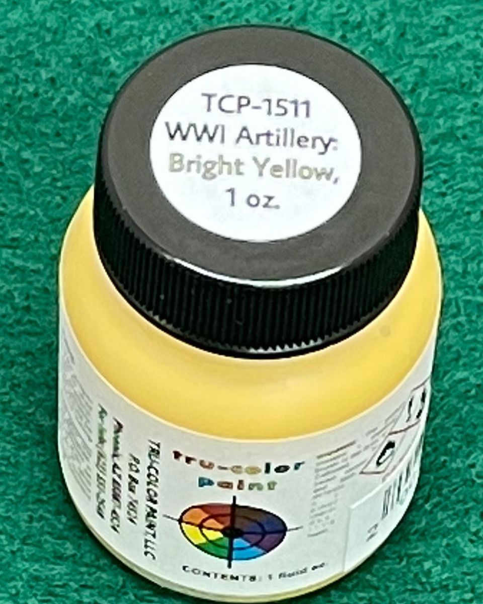 Tru-Color Paint 1511 WWI Artillery: Bright Yellow 1oz