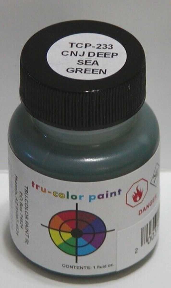 Tru-Color Paint 233 CNJ Deep Sea Green 1oz