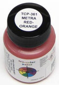 Tru-Color Paint 361 METRA (Commuter) Red-Orange 1oz