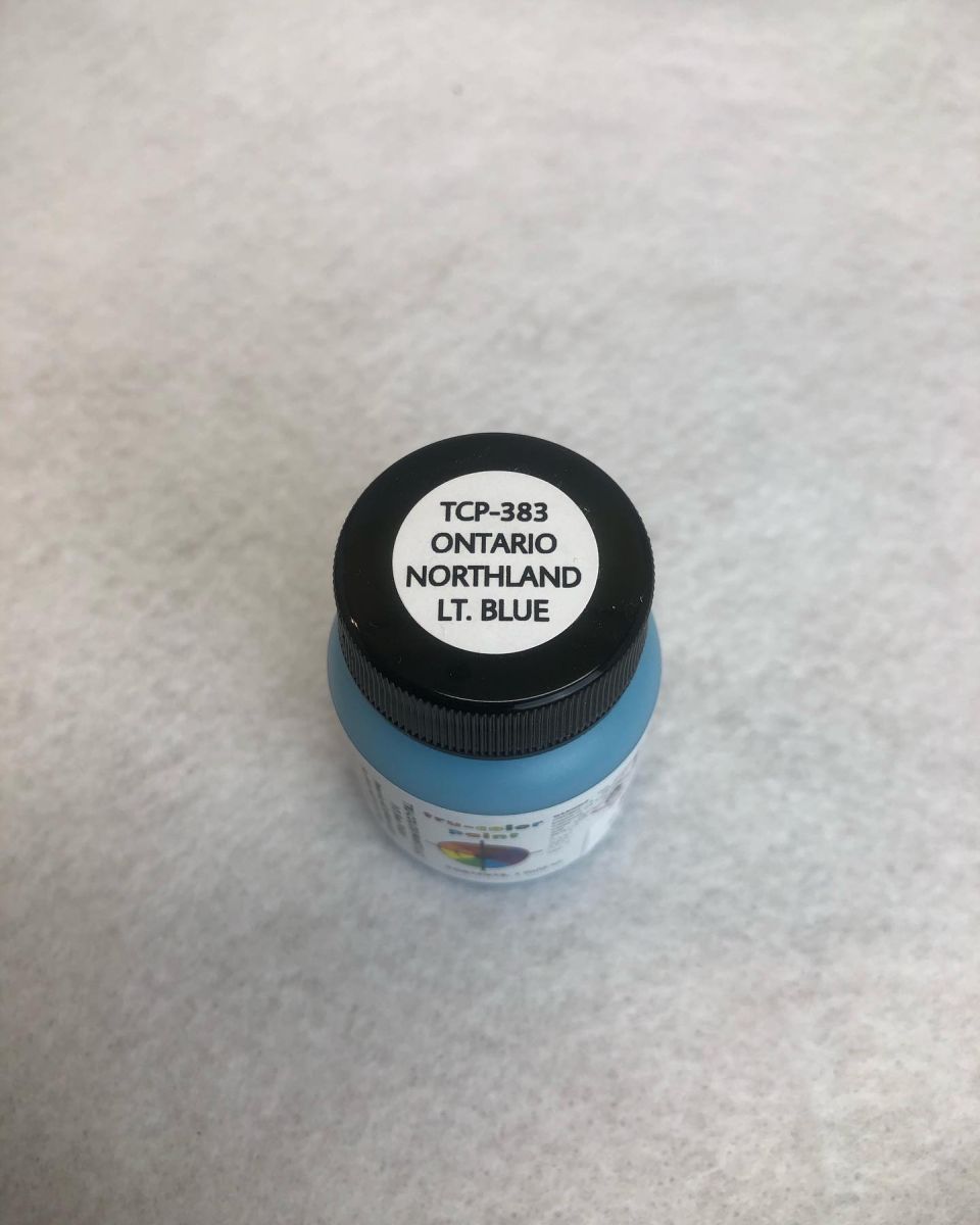 Tru-Color Paint 383 Ontario Northland Light Blue 1oz