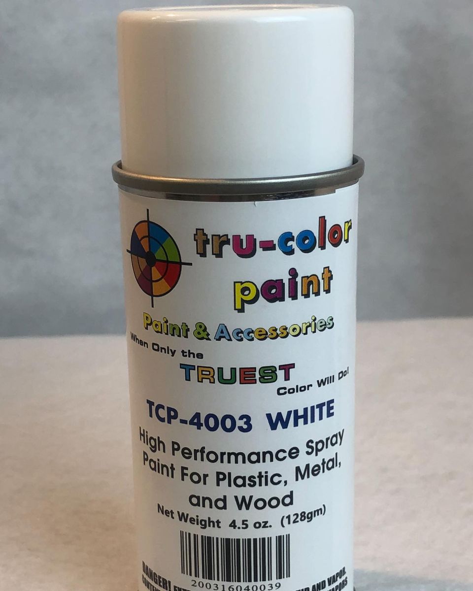 Tru-Color Paint 4003 Gloss White Spray 4.5oz