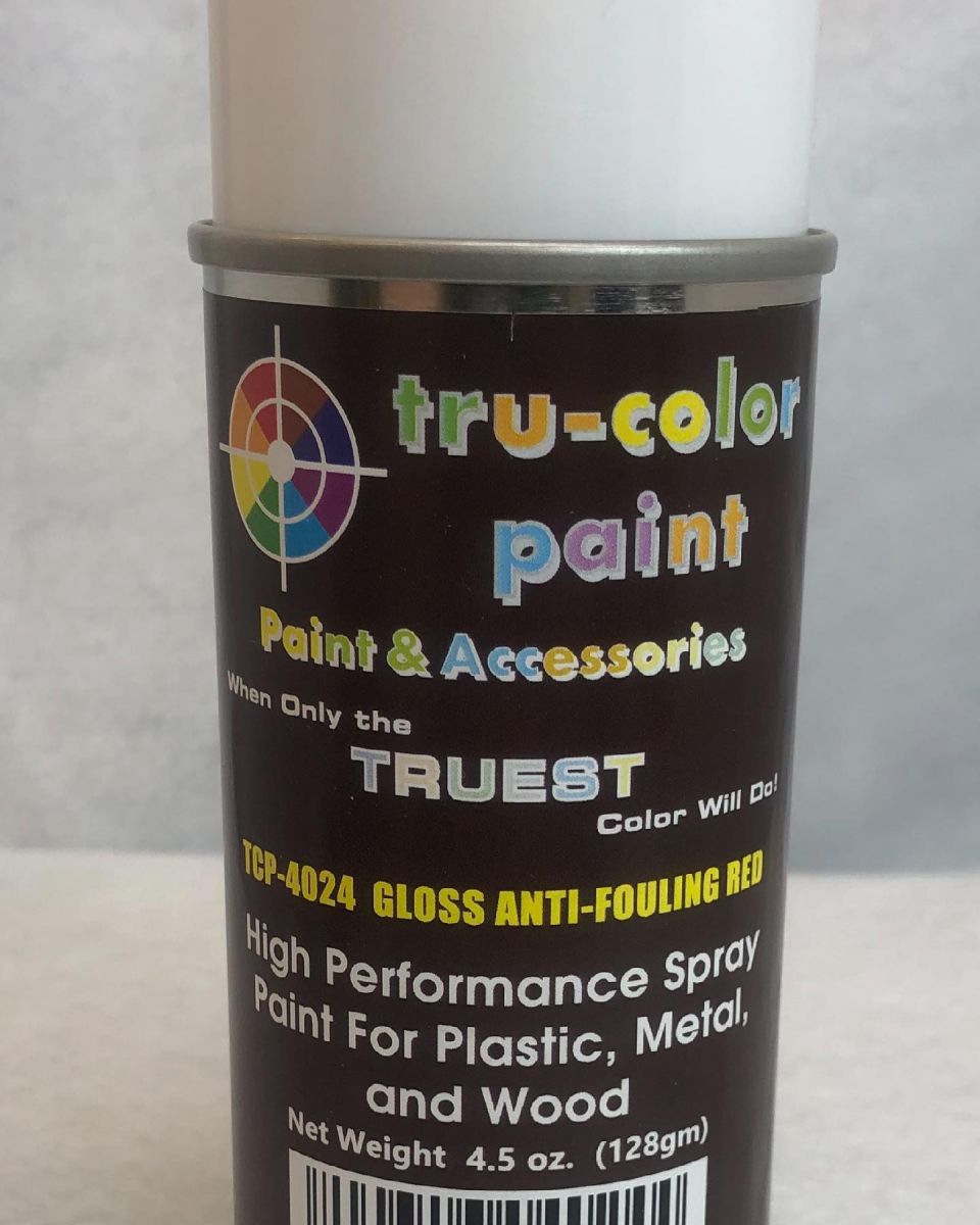Tru-Color Paint 4024 Antifouling Red Spray 4.5oz