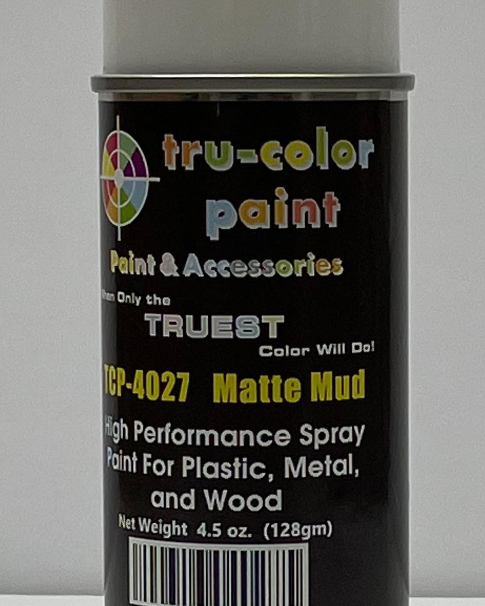 Tru-Color Paint 4027 Matte Mud Spray 4.5oz