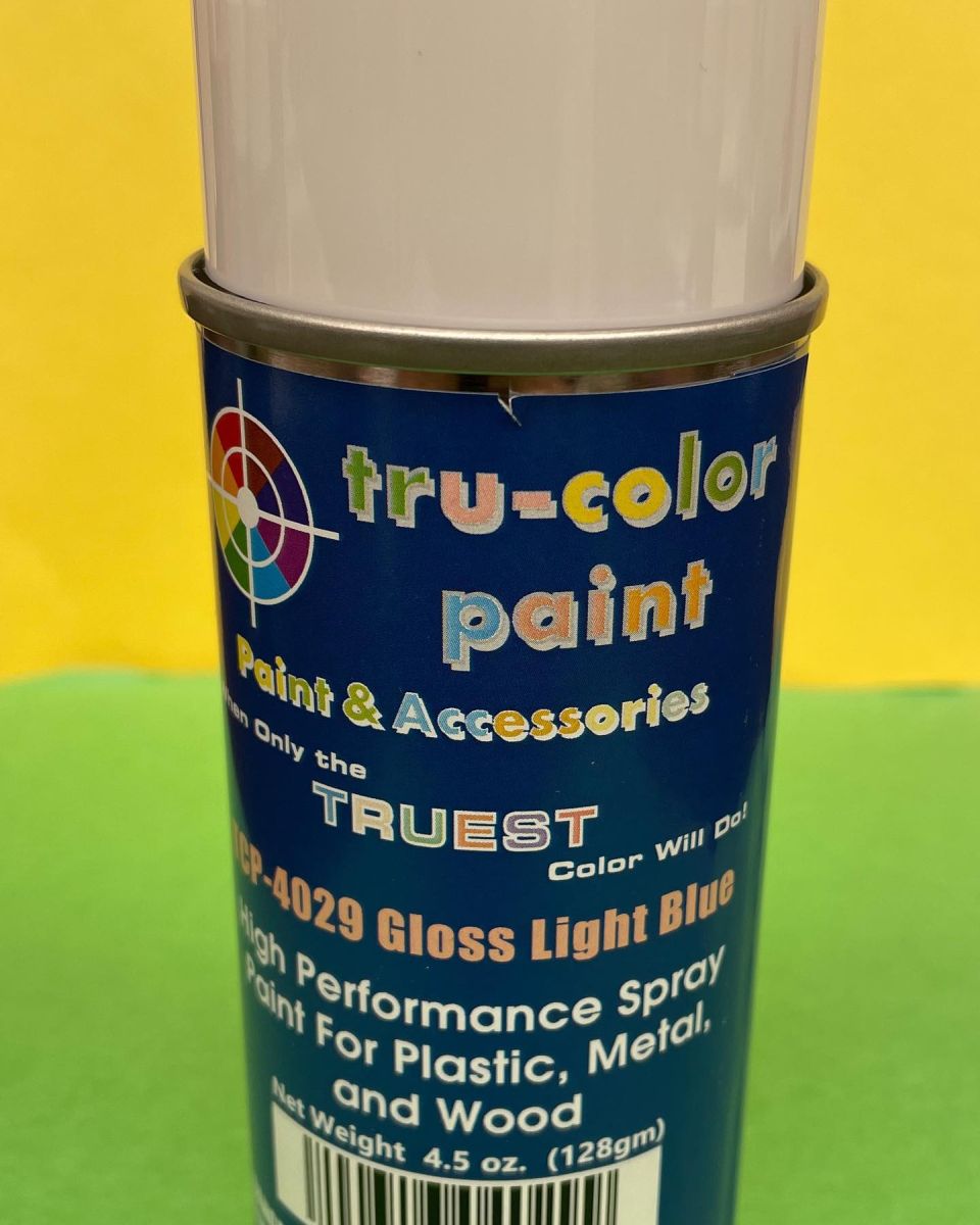 Tru-Color Paint 4029 Light Blue Spray 4.5oz