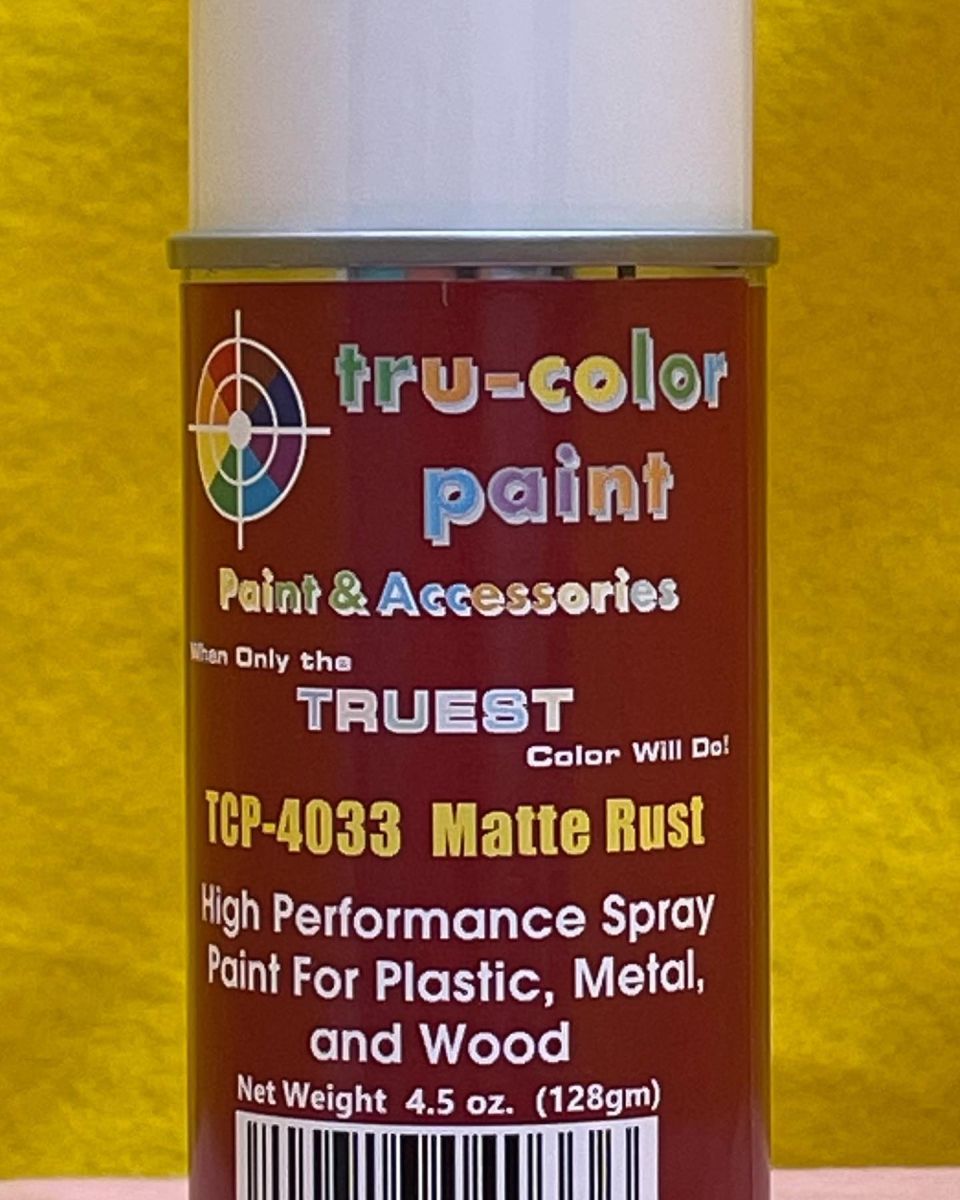 Tru-Color Paint 4033 Matte Rust Spray 4.5oz