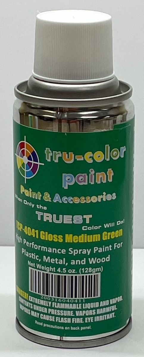 Tru-Color Paint 4041 Gloss Medium Green Spray 4.5oz
