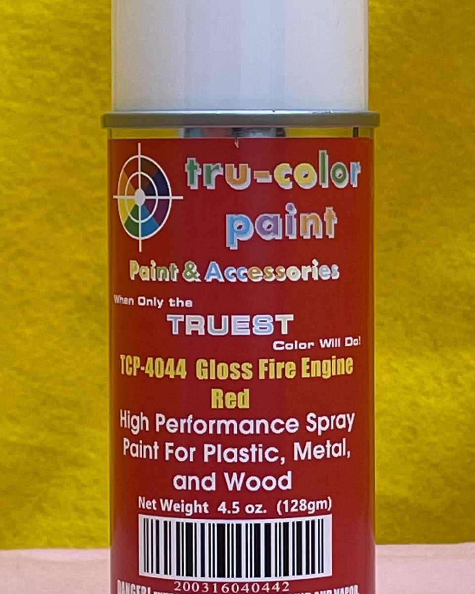Tru-Color Paint 4044 High Gloss Fire Engine Red Spray 4.5oz