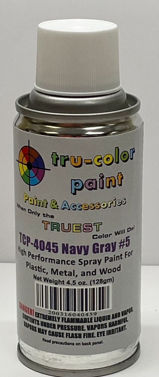 Tru-Color Paint 4045 Navy Gray #5 Spray 4.5oz