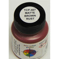 Tru-Color Paint 407 Matte Brown Rust 1oz