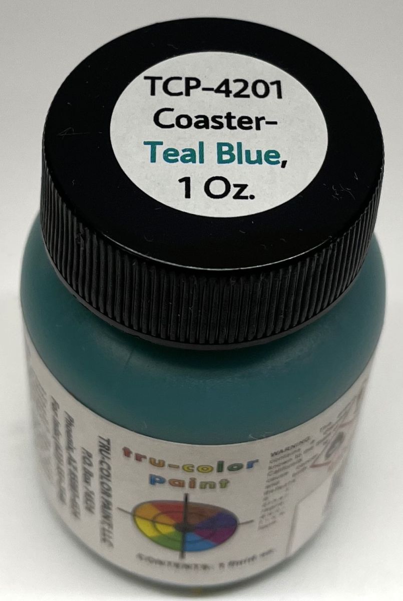 Tru-Color Paint 4201 Coaster Teal Blue 1oz