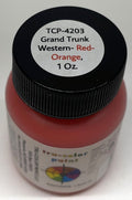 Tru-Color Paint 4203 GTW Red-Orange 1oz