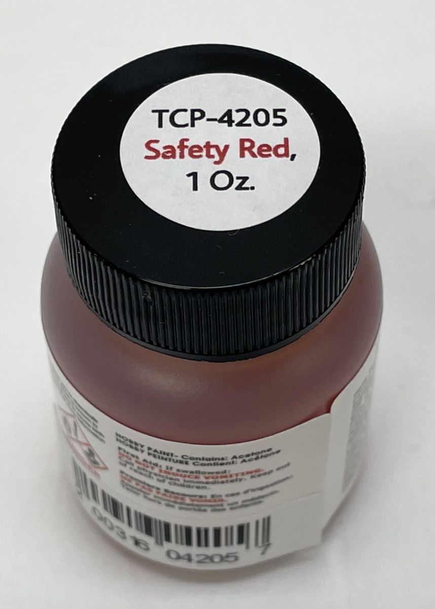 Tru-Color Paint 4205 Safety Red 1oz