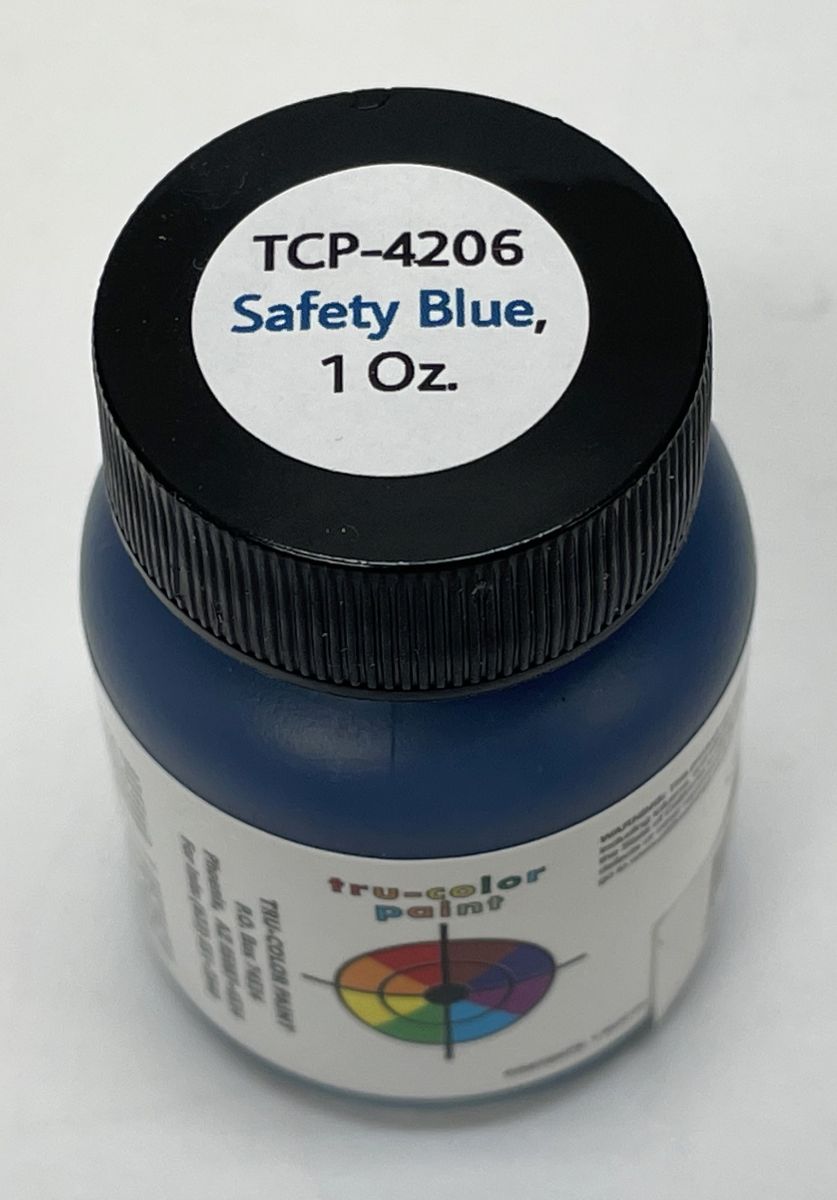 Tru-Color Paint 4206 Safety Blue 1oz