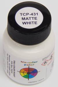 Tru-Color Paint 431 Matte White 1oz