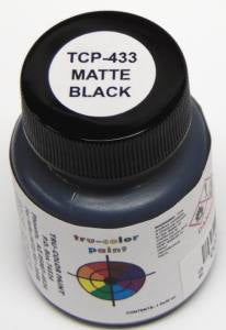 Tru-Color Paint 433 Matte Black 1oz