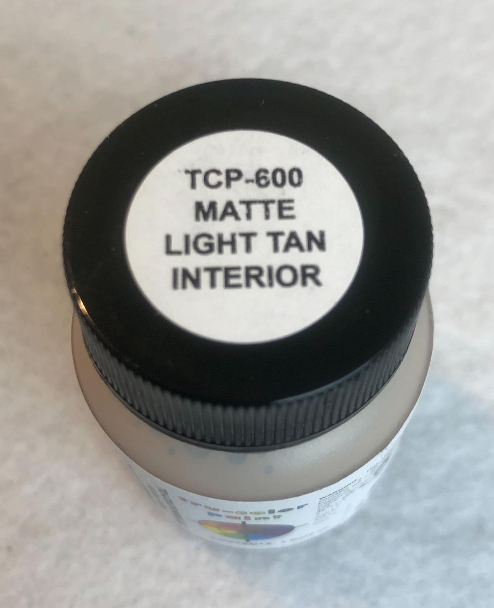 Tru-Color Paint 600 Automobile Interior Light Tan 1oz