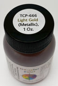 Tru-Color Paint 666 Metallic Light Gold 1oz
