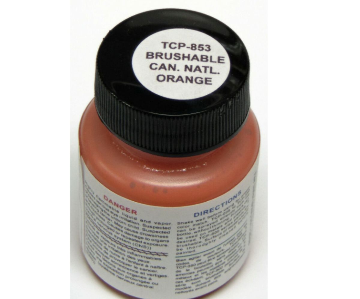 Tru-Color Paint 853 Flat CN Orange 1oz