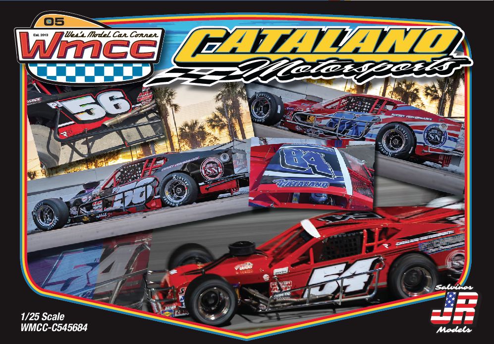 Wes's Model Cars C545684 Catalano Motorsports Modified 3in1 Winners Corner Kit 18+