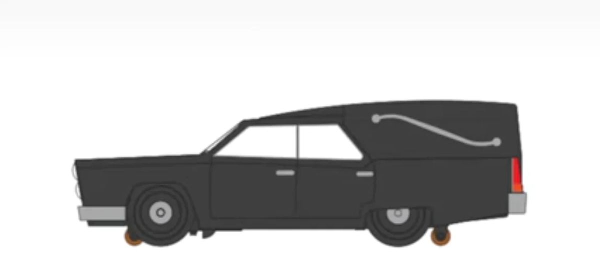 Williams Model Trains 42742 O EZ Street Hearse