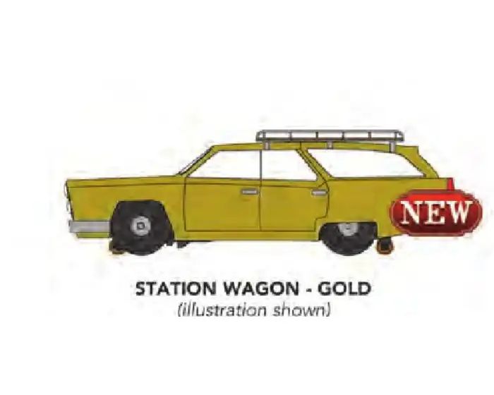 Williams Model Trains 42755 O EZ STREET STATION WAGON GOLD