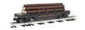 Williams Model Trains 47927 O Operating Log Dump Car West Side Lumber