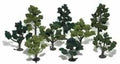Woodland Scenics 1102 Tree Kit 3 -5  Green Deciduous