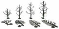 Woodland Scenics 1123 Tree Armatures 5 -7  Deciduous
