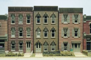 Woodland Scenics 11400 HO DPM Townhouse Flats//3 Fronts