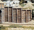Woodland Scenics 1160 N Timber Retaining Walls/6pk