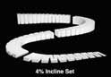 Woodland Scenics 1411 Foam Incline Set-4% 4pc