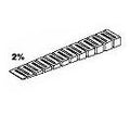 Woodland Scenics 1412 Foam Incline Starter-2% 8pc