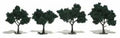 Woodland Scenics 1505 Trees 2 -3  Dark Green