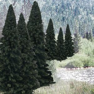Woodland Scenics 1585 Bulk Trees 2 -4  Evergreen/18pc