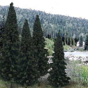 Woodland Scenics 1586 Bulk Trees 4 -6  Evergreen/13pc