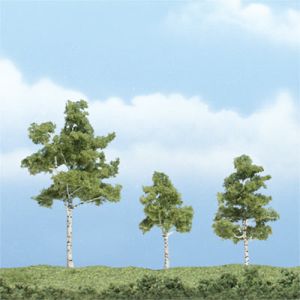 Woodland Scenics 1605 Paper Birch Tree 1 -3 /3pc