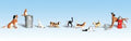 Woodland Scenics 1841 HO Dogs & Cats