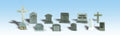 Woodland Scenics 1856 HO Tombstones
