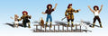 Woodland Scenics 1882 HO Firemen to the Rescue