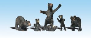 Woodland Scenics 1885 HO Black Bears