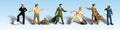 Woodland Scenics 1892 HO Uniformed Travelers