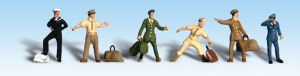 Woodland Scenics 1892 HO Uniformed Travelers