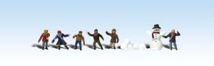 Woodland Scenics 1894 HO Snowball Fight