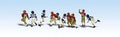 Woodland Scenics 1895 HO Youth Football Players