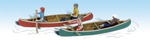 Woodland Scenics 1918 HO Canoers