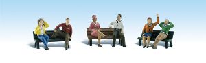 Woodland Scenics 1924 HO People on Benches