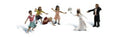 Woodland Scenics 1932 HO Wedding Boquet Toss
