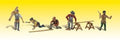 Woodland Scenics 1947 HO Carpenter Crew