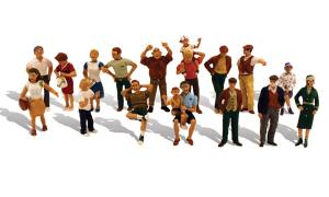 Woodland Scenics 1958 HO People/16pc