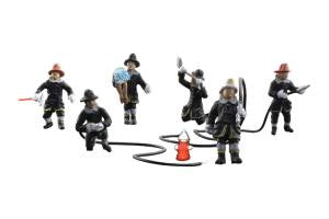 Woodland Scenics 1961 HO Rescue Firefighters